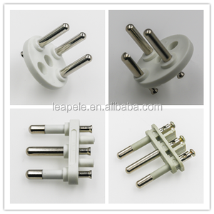 Es-102 Italia macho insertar CEI 4,0 MM 10A 2-pin 2-polo 2-punta Semi-aislado estándar para cables - Product Image 5