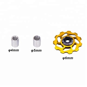 ZTTO pemindah gigi belakang sepeda, bantalan katrol roda keramik Jockey AL7075 CNC pit jalan raya panduan rol penahan 4mm 5mm 6mm - Product Image 3