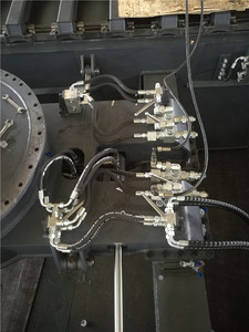 Amphibious Undercarriage Extendable GET210H with Side Potnoons and Spuds