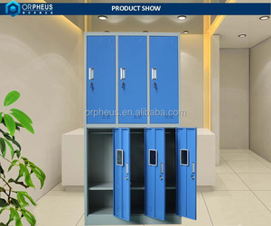 <span class=keywords><strong>Ckd</strong></span> Màu Xanh Gương Trẻ Em Kim Loại Tủ Quần Áo Lưu Trữ Trường Tủ Khóa Với Chân Kệ - Product Image 6