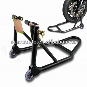 Avant de <span class=keywords><strong>moto</strong></span> stand solid conception d'une seule pièce en acier de roue de <span class=keywords><strong>moto</strong></span> accessoire tpu. <span class=keywords><strong>paddock</strong></span> stand - Product Image 1