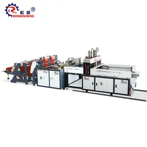 High-Speed CE Certified T-Shirt Bag Making Machine Hot Sealing Small Plastic Bag Production for Supermarkets