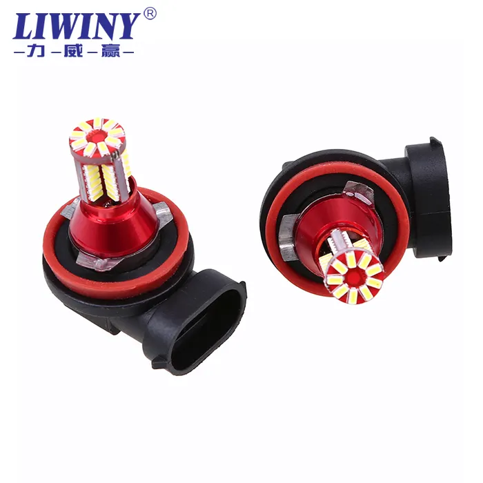 Liwiny Lampu Kepala Led Mobil 6000K 10W Bohlam Aksesori Mobil Lampu Neon Led 3014 57smd untuk Mobil, Bohlam Led Otomatis