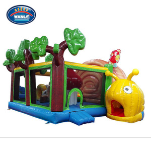 Wanle <span class=keywords><strong>de</strong></span> Niños <span class=keywords><strong>de</strong></span> juguete animal Caracol castillo hinchable - Product Image 1