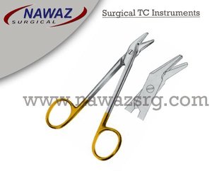 La mejor calidad superior, precio al por mayor, tijera Universal personalizada TC 12,5 cm, acero inoxidable, Plata con tijera TC dorada - Product Image 2