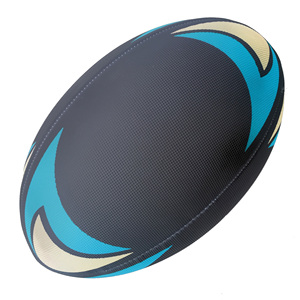 ActEarlier Thể Thao Hàng Hóa Đội Đào Tạo Tùy Chỉnh Thiết Kế Khuyến Mại Mini Rugby Balls Xanh Trắng Đen - Product Image 2