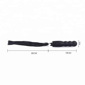 Nuova vendita <span class=keywords><strong>Silicone</strong></span> PU restrizioni <span class=keywords><strong>Plug</strong></span> <span class=keywords><strong>anale</strong></span> Fetish Tools Dildo frusta in pelle per il gioco del sesso - Product Image 4