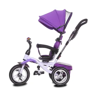 Produzione professionale ricambi per triciclo per bambini/bici per bambini 3 ruote triciclo per bambini con baldacchino