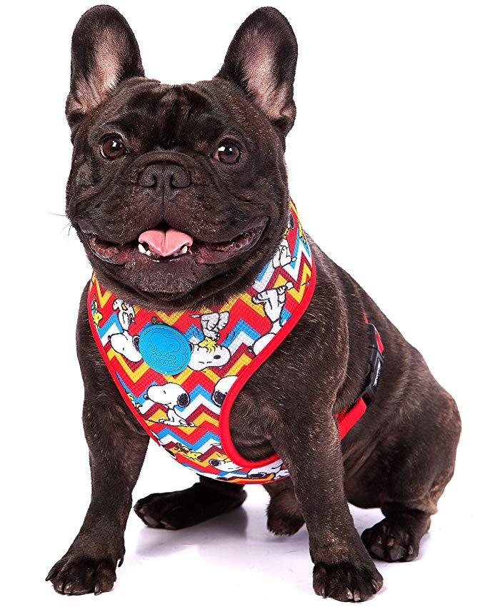 Регулируемая долговечная Высококачественная супермягкая Удобная Воздухопроницаемая сетчатая реверсивная шлейка для собак с принтом