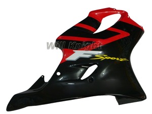 Kit de carénage par Injection pour moto, rouge et noir, pour Honda CBR600RR F4I 2001 <span class=keywords><strong>2002</strong></span> 2003 - Product Image 3