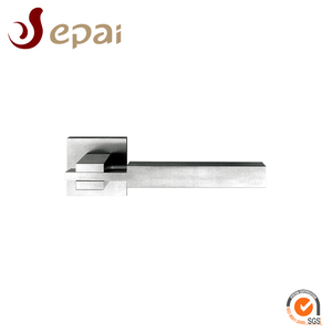 <span class=keywords><strong>Poignée</strong></span> <span class=keywords><strong>de</strong></span> <span class=keywords><strong>porte</strong></span> à levier <span class=keywords><strong>carrée</strong></span> en acier inoxydable massif Epai Modern Hotel Rosette - Product Image 4