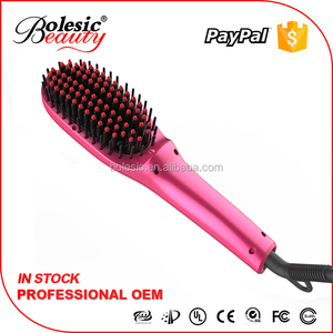2016 vente chaude OEM/Gros Redressement <span class=keywords><strong>Électrique</strong></span> <span class=keywords><strong>Brosse</strong></span> <span class=keywords><strong>À</strong></span> <span class=keywords><strong>Cheveux</strong></span>, <span class=keywords><strong>Cheveux</strong></span> Redresseur Peigne, En Céramique Défrisants - Product Image 1