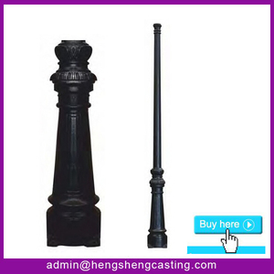 Alibaba China 5 - 12 m hierro fundido o de aluminio farola decoración precio para argelia HS-L-112 - Product Image 2