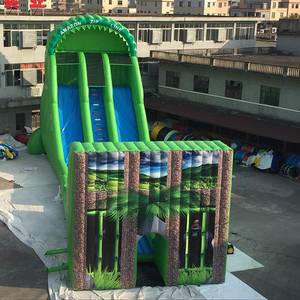 Divertido comercial China inflable de la línea con tobogán gigante teleférico <span class=keywords><strong>para</strong></span> <span class=keywords><strong>adultos</strong></span> y niños - Product Image 6