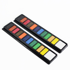 12 colores acuarela pintura extra cepillo de pintura en viajes de Metal <span class=keywords><strong>caja</strong></span> de la lata - Product Image 5