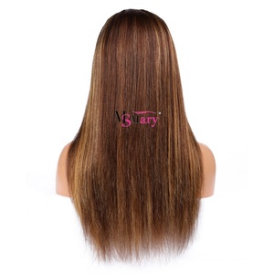 Bán Buôn Tóc Người Tóc Giả Trinh Brazil 4/27 Màu Tóc Người Thẳng <span class=keywords><strong>Weave</strong></span> Lace Front Wig Nhà Cung Cấp - Product Image 5