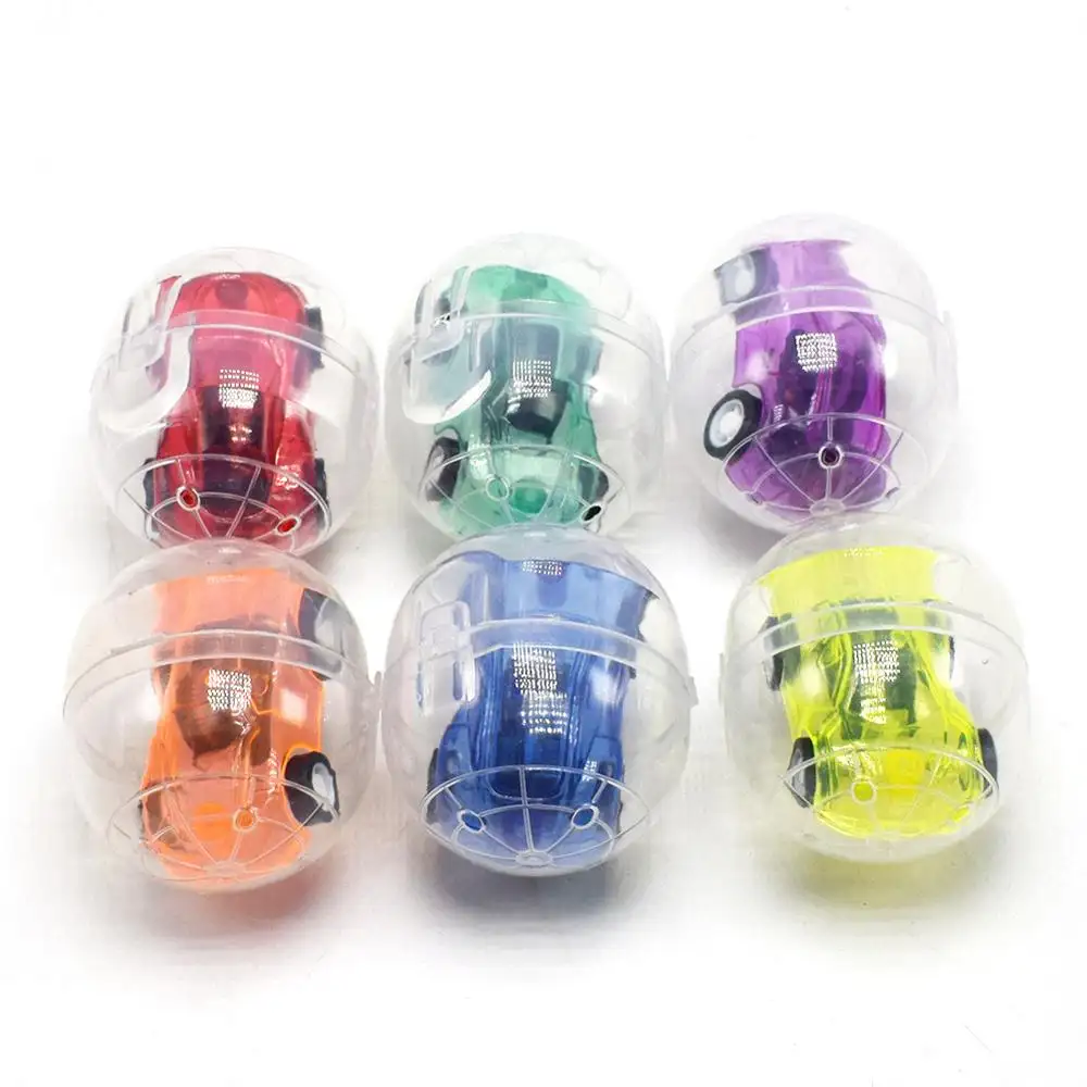 Wholesale car in capsule showcase transparent conjoined capsule toy for vending machine