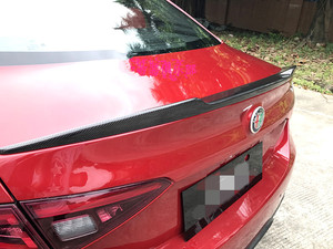 Spoiler Stile <span class=keywords><strong>QV</strong></span> in Fibra di Carbonio per Baule Posteriore <span class=keywords><strong>Alfa</strong></span> Romeo <span class=keywords><strong>Giulia</strong></span> 2017+ - Product Image 5