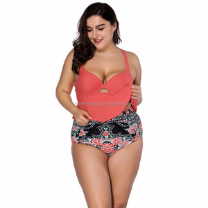 No moq PayPal aceptado tamaño ee.uu. naranja push up zig zag costura al por mayor más el tamaño mujeres gordas <span class=keywords><strong>bikini</strong></span> 2018 - Product Image 2
