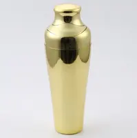 En kaliteli 750ml paslanmaz çelik şarap shaker metal altın bira shaker