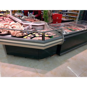 <span class=keywords><strong>Professionale</strong></span> Plug-in del servizio di carne commerciale congelatori per la vendita CE aria di raffreddamento del prezzo di visualizzazione per il supermercato produrre refrigeratore - Product Image 6