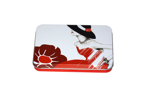 Petite boîte à cigarettes en métal ou en étain, belle et fine, 2 pièces - Product Image 5
