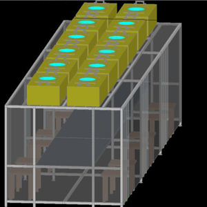 Oem xách tay Modular phòng sạch Booth bụi-miễn phí ISO 5/ISO 6/ISO 7 HEPA lọc cho xây dựng bệnh viện ngành công nghiệp - Product Image 4