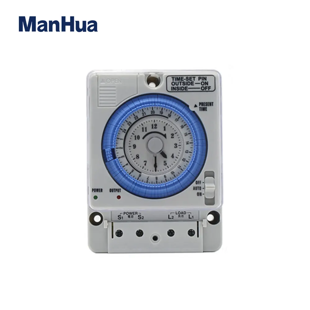 Timer giornaliero meccanico Manhua MT35-N DC 12V Volt 16A