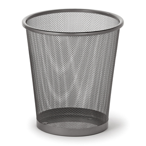 Thùng Rác Giấy Đen Tròn Dùng Trong Gia Đình Thùng Rác Lưới Thùng Rác Dây Kim Loại Trang Trí Thùng Rác Giấy - Product Image 3