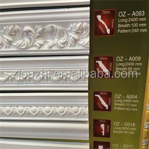 Décoration de plafond de <span class=keywords><strong>restaurant</strong></span> haut de gamme, <span class=keywords><strong>corniche</strong></span> de moulage en polyuréthane en forme de PU - Product Image 2