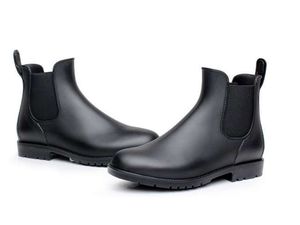 <span class=keywords><strong>Bottines</strong></span> <span class=keywords><strong>Chelsea</strong></span> en PVC pour hommes, chaussures de pluie, brillantes, nouvelle fabrication, vente en gros, - Product Image 2