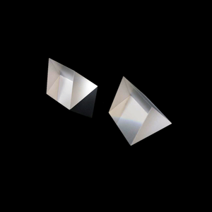 Prisma de dispersão bk7 de cristal de quartzo, prismos equilaterais triangulares