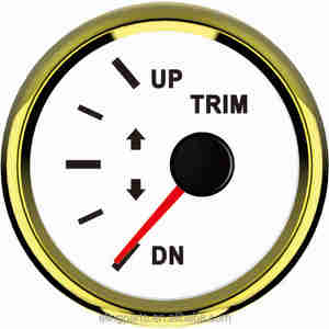 2 "Marine Garniture Jauge Mètre 0-190ohm UP-DN 9-32 V Avec Rétro-Éclairage - Product Image 1