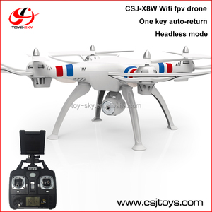 2016 X8 W X8HW Tamaño Grande 2.4 Ghz 6-Axis Drone rc helicóptero de la cámara con pantalla lcd con gyro - Product Image 2