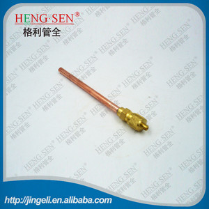 Lote de 10 válvulas de servicio/acceso + núcleo y tapa/removedor de núcleo <span class=keywords><strong>1</strong></span>/4 "SAE <span class=keywords><strong>X</strong></span> <span class=keywords><strong>1</strong></span>/4" OD <span class=keywords><strong>X</strong></span> <span class=keywords><strong>2</strong></span> "vástago - Product Image 3