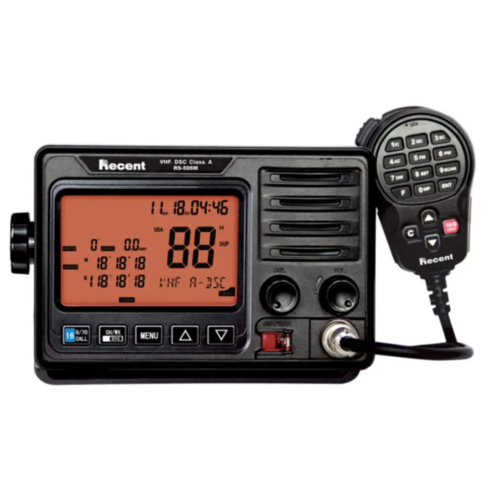 Radio Marine RS-506M étanche IP67 à longue portée IP-X7 avec fonction DSC, station VHF