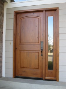 <span class=keywords><strong>Puerta</strong></span> de madera maciza de <span class=keywords><strong>cedro</strong></span> de entrada frontal exterior de último diseño con luz lateral - Product Image 5