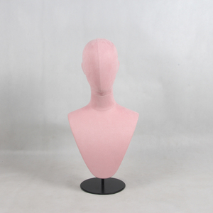 Chuyên Nghiệp Màu Hồng Nhung Vòng cổ nữ cổ trang sức hiển thị - Product Image 5