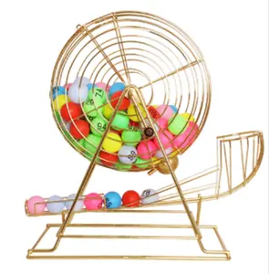 Металлическая лотерейная машина/металлический Игровой набор для бинго/игрушечная лотерея