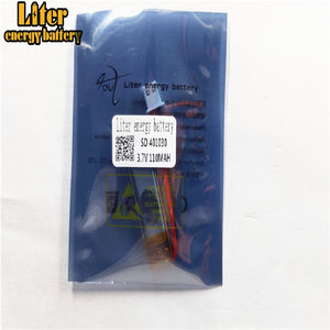 Plug <span class=keywords><strong>2</strong></span>,0-<span class=keywords><strong>2</strong></span> P 401030 de 110 mah <span class=keywords><strong>3</strong></span>,7 v recargable del lipo batería solar de la batería del li-ion de la batería de polímero de litio con PCM - Product Image 1