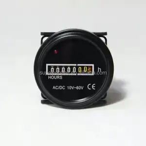 Round Hour Meter HM-4 HM-R Digital Industrial Mechanical