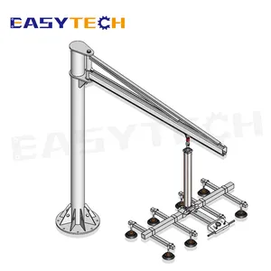 Pneumatic Type Glass Handling Steel Sheet Jib Crane Sandwich Panel Vaccum Vacuum Lifters