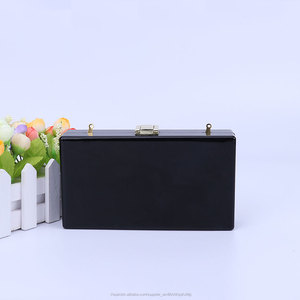 Nuevas <span class=keywords><strong>mujeres</strong></span> vendedoras calientes del nuevo diseño que aclaran el bolso <span class=keywords><strong>de</strong></span> embrague <span class=keywords><strong>de</strong></span> acrílico claro con la cadena - Product Image 3