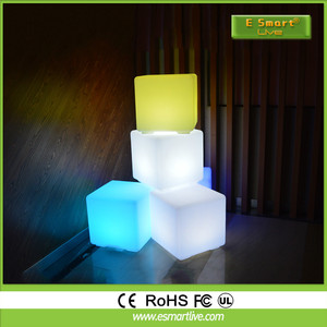 Led lumineux poly chaise cube/Discothèque LED Cube Siège Chaise Chaise de Bar - Product Image 3