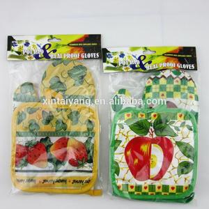 Alibaba français cuisines gants, Vu à la télé 2015 cuisine four mitaines, Polyester innovant micro-ondes four gants - Product Image 1
