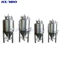 Kunbo digunakan mikro diri diy 200l peralatan pembuatan bir bir kerucut fermentor