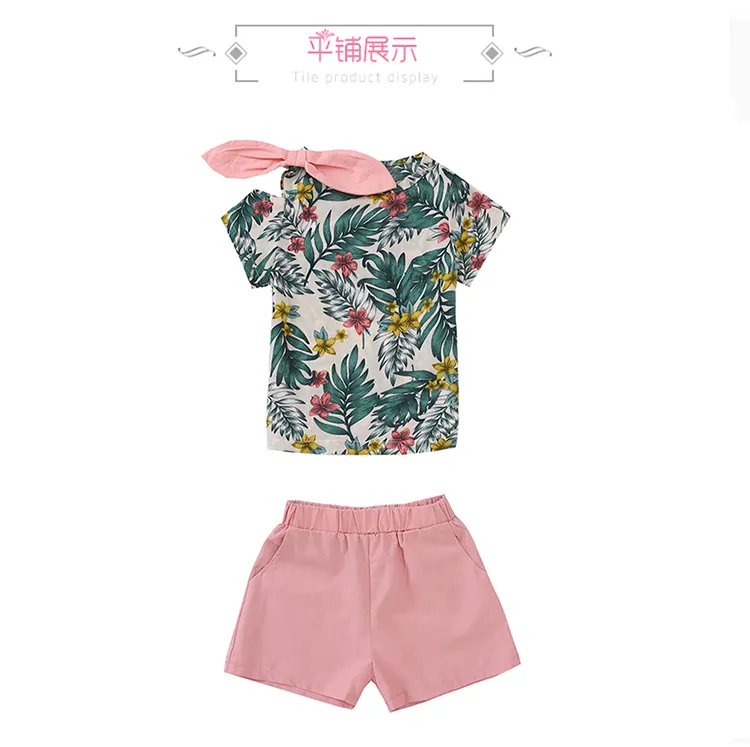 Okuahao — vêtements d'été pour bébé fille, 2 pièces, épaules dénudées, à la mode, nouvelle collection 2022