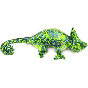 Dinosaurio gigante realista camaleón de <span class=keywords><strong>peluche</strong></span>, lagarto de juguete - Product Image 2