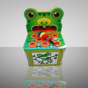 <span class=keywords><strong>Rana</strong></span> salte. Moneda operado los niños golpeando martillo golpe un topo juego de la redención de la máquina - Product Image 1