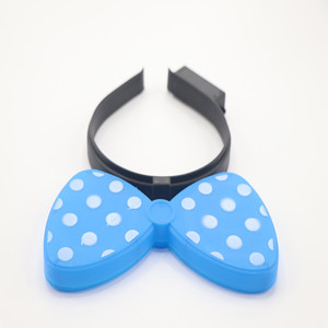 파티 Bowknot 머리띠 글로우 LED 깜박이 조명 활 미니 깜박이 빛 헤어 밴드 걸쇠 - Product Image 5